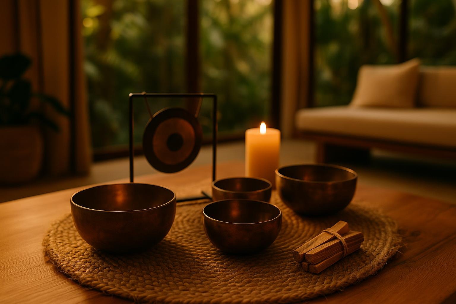 An afternoon sound bath &mdash; singing bowls and gong, and an hour with nothing to measure or optimise.