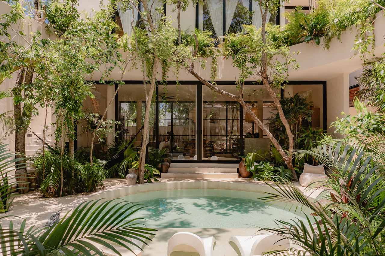 Villa Hunab Ku in Aldea Zama &mdash; a long-time favourite for Tulum bachelorettes.